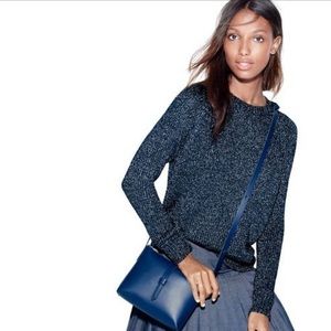 Jcrew metallic glitter sweater